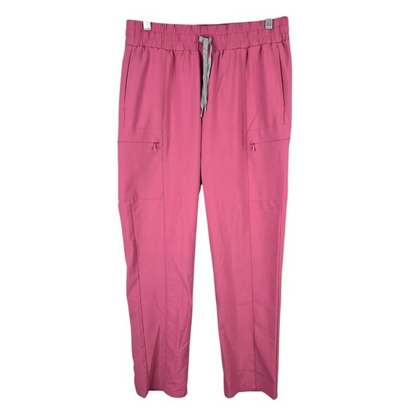Womens Wonderwink Renew Pink Modern Fit Pants Elastic Waist Polyester Size M - Picture 1 of 9